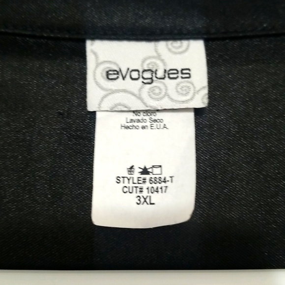 EVOGUES BLACK BLOUSE​​​​​ - Picture 3 of 5